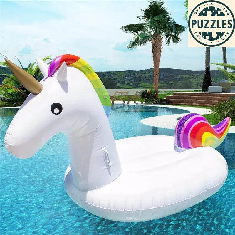Swim Pool Floating Inflatable Ring - Puzolife - Puzzles of Life