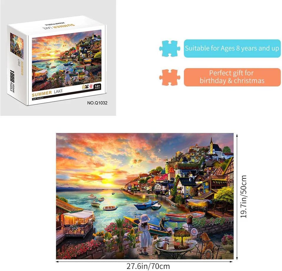 1000-Piece Jigsaw Puzzle – Catcher by the Sea - Puzzles