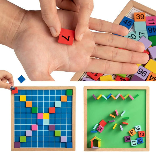 Make Math Fun - 100-Piece Number Toy Set - Puzolife - Puzzles of Life