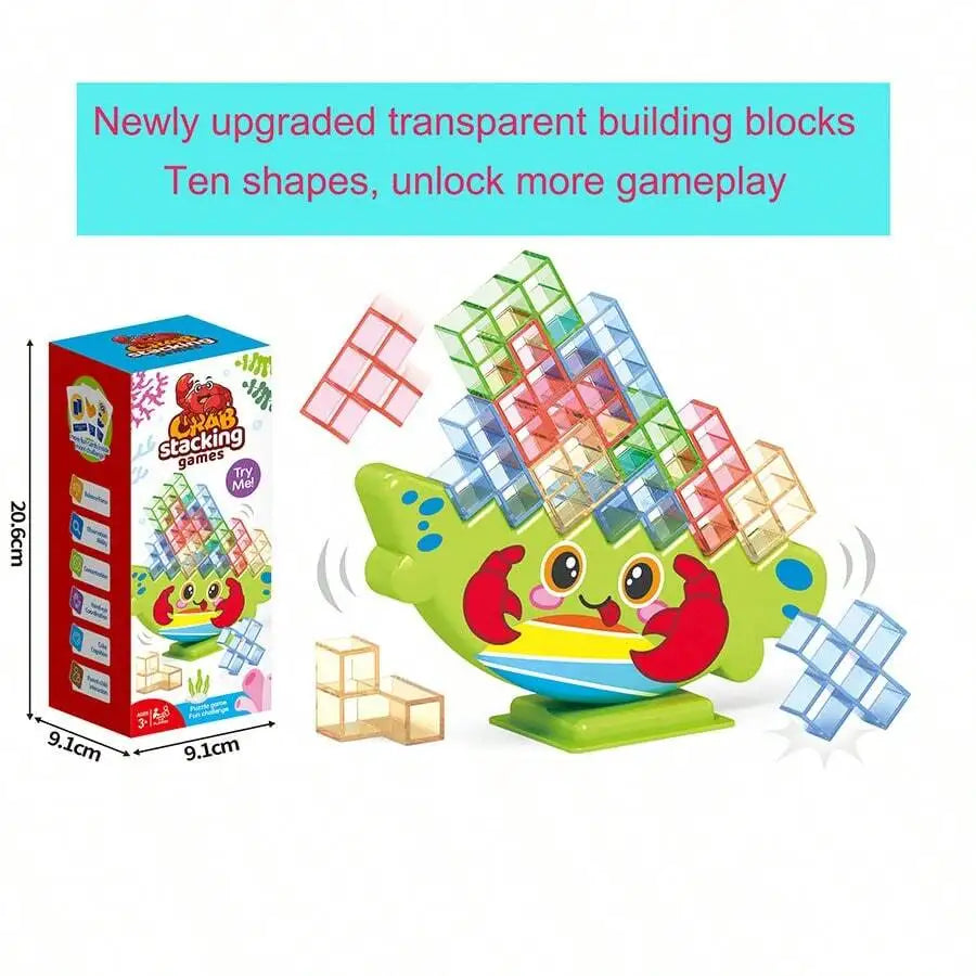 Balance Game – Swinging Crab Stacking Block Set - Puzzles