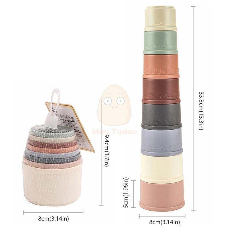 Colorful Stacking Cups - Puzolife - Puzolife - Puzzles of Life