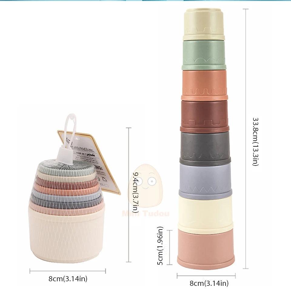 Colorful Stacking Cups - Puzolife - Puzolife - Puzzles of Life