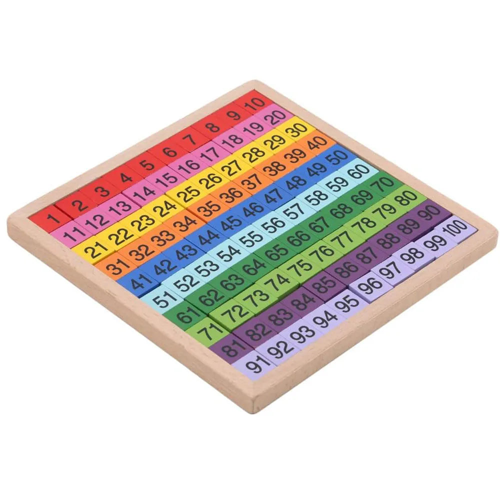 100-Piece Number & Math Educational Toy Set - Puzzles