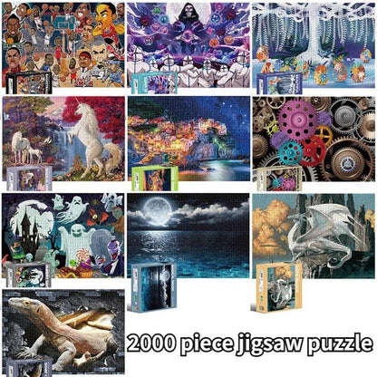 2000-Piece Large Difficult Jigsaw Puzzle (70×100cm) - Puzzles