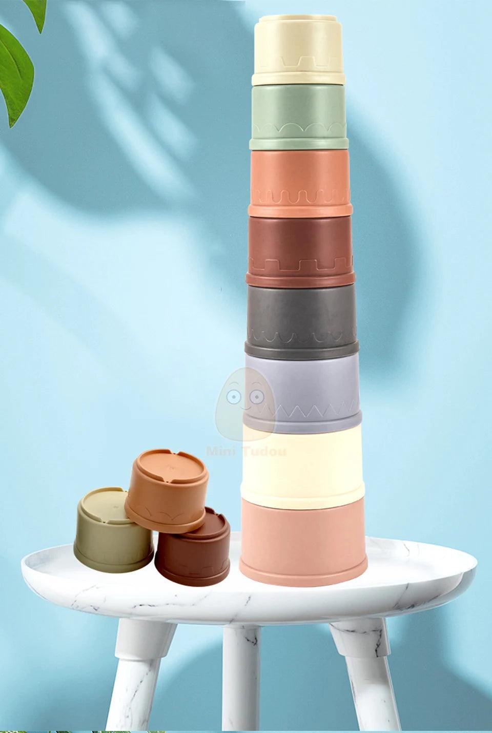 Colorful Stacking Cups - Puzolife - Puzolife - Puzzles of Life