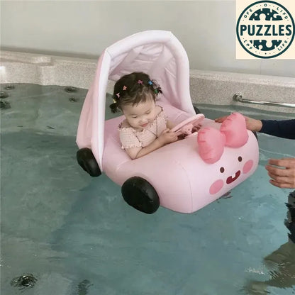 Pink Kids Inflatable Swimming Ring - Puzolife - Puzolife - Puzzles of Life