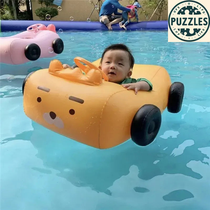 Pink Kids Inflatable Swimming Ring - Puzolife - Puzolife - Puzzles of Life