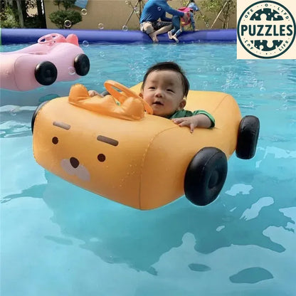 Pink Kids Inflatable Swimming Ring - Puzolife - Puzolife - Puzzles of Life
