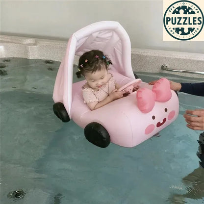 Pink Kids Inflatable Swimming Ring - Puzolife - Puzolife - Puzzles of Life