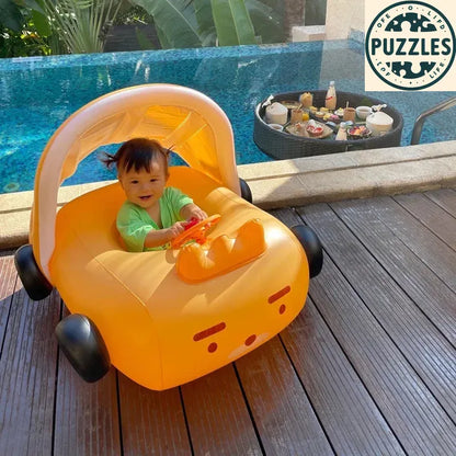 Pink Kids Inflatable Swimming Ring - Puzolife - Puzolife - Puzzles of Life