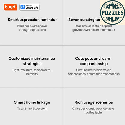 Tuya Ivy Smart Planter – AI-Powered for Easy Plant Care - Puzzles