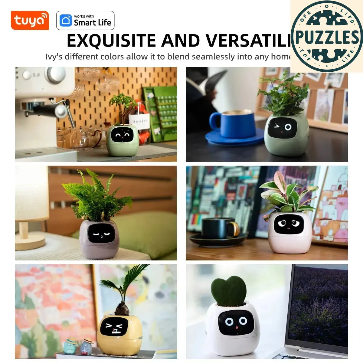 Tuya Ivy Smart Planter – AI-Powered for Easy Plant Care - Puzzles