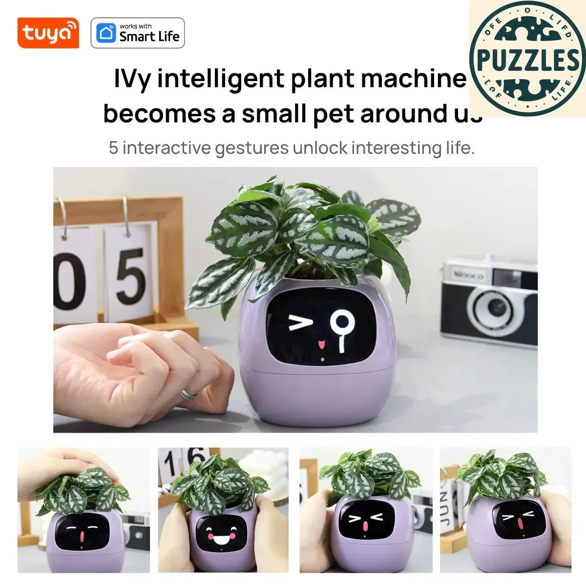 Tuya Ivy Smart Planter – AI-Powered for Easy Plant Care - Puzzles