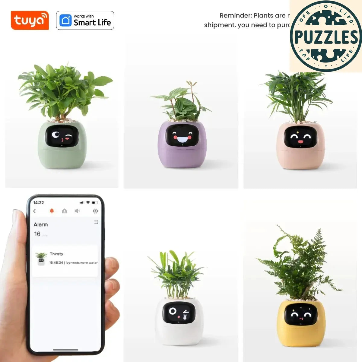 Tuya Ivy Smart Planter – AI-Powered for Easy Plant Care - Puzzles