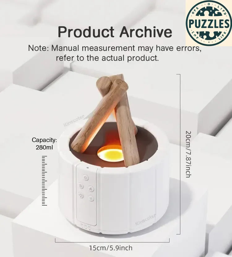 Ultrasonic Air Humidifier & Essential Oil Diffuser – Remote Control 2 - Puzolife - Puzzles of Life