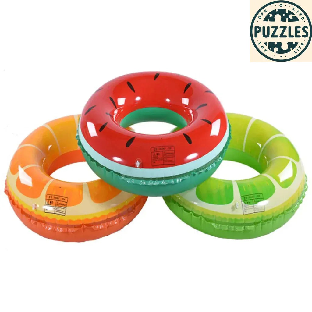 Watermelon Swim Ring Float for Summer Fun - Puzolife - Puzolife - Puzzles of Life