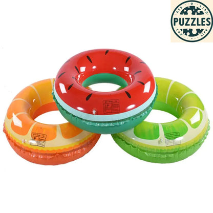 Watermelon Swim Ring Float for Summer Fun - Puzolife - Puzolife - Puzzles of Life