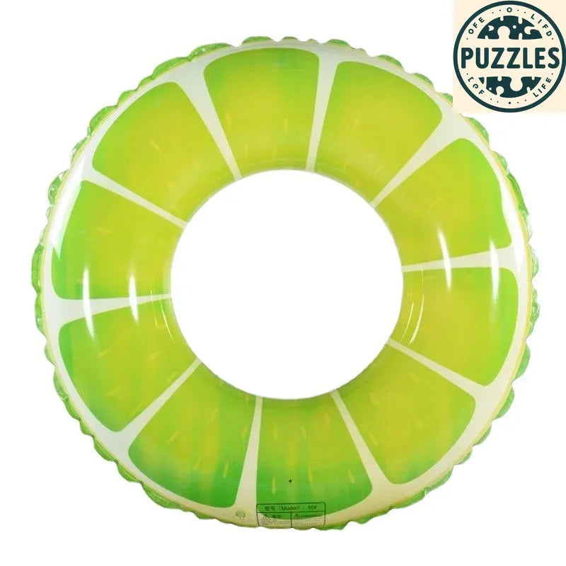 Watermelon Swim Ring Float for Summer Fun - Puzolife - Puzolife - Puzzles of Life