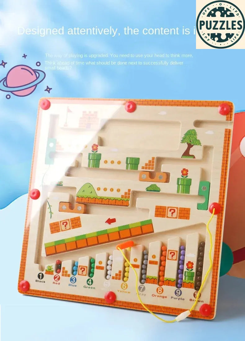 Color & Number Maze – Puzolife - Puzolife - Puzzles of Life
