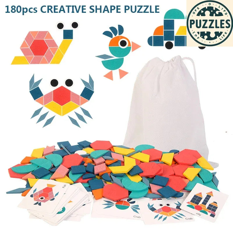 Wooden Montessori Puzzle - Puzolife - Puzolife - Puzzles of Life