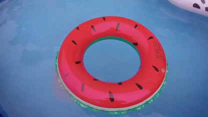 Watermelon Swim Ring Float for Summer Fun - Puzolife