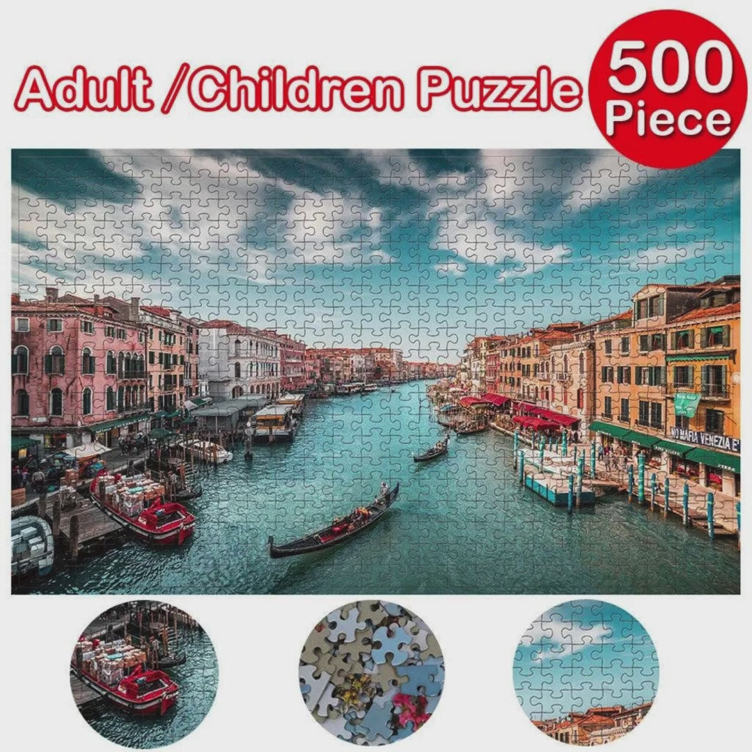 1000-Piece Planet Series Jigsaw Puzzle – Challenging & Stress Relief