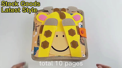 Giraffe Busy Book for Kids - Puzolife