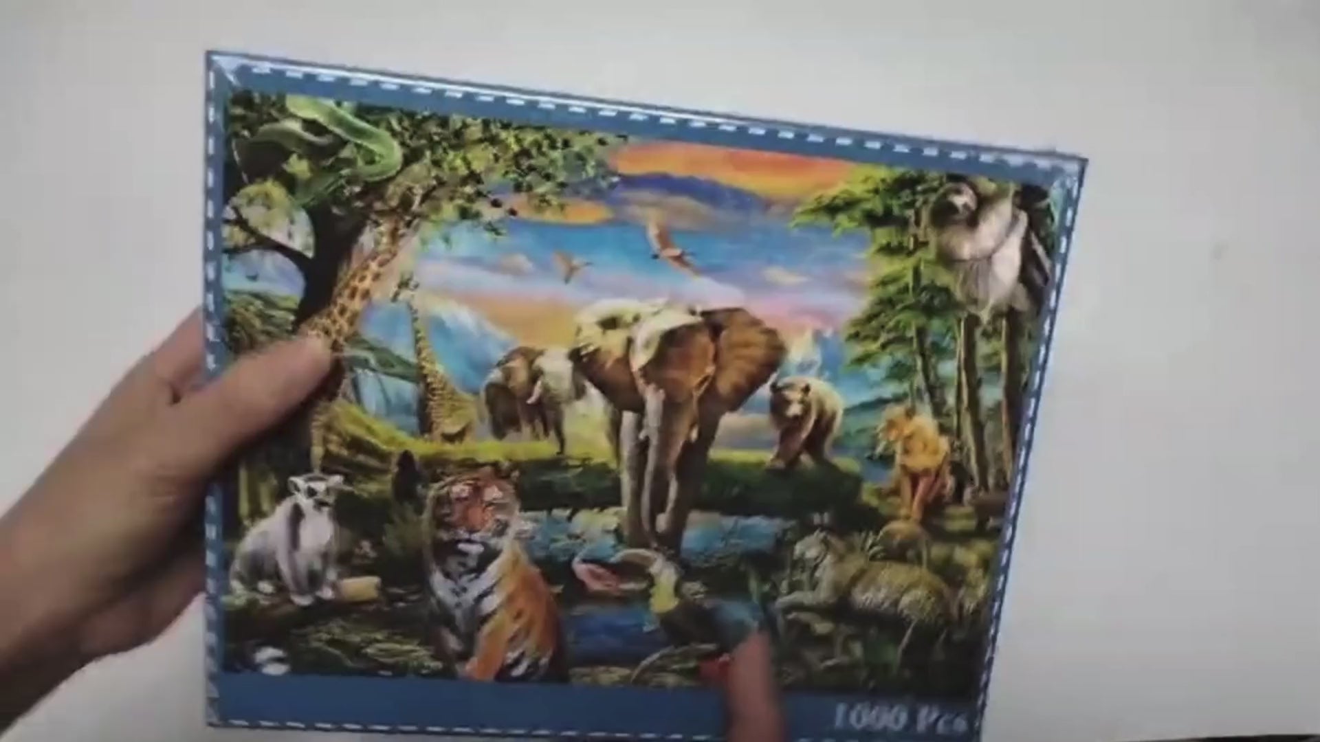 1000-Piece Animal World Jigsaw Puzzle for Adults