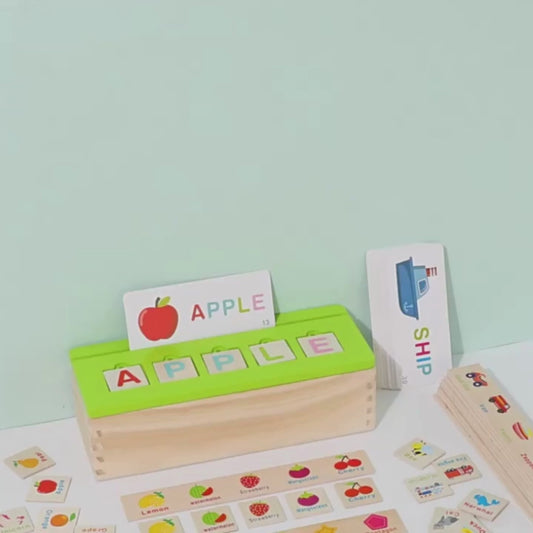 Wooden ABC Matching Game - Puzolife