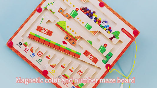 Laberinto de colores y números – Puzolife 