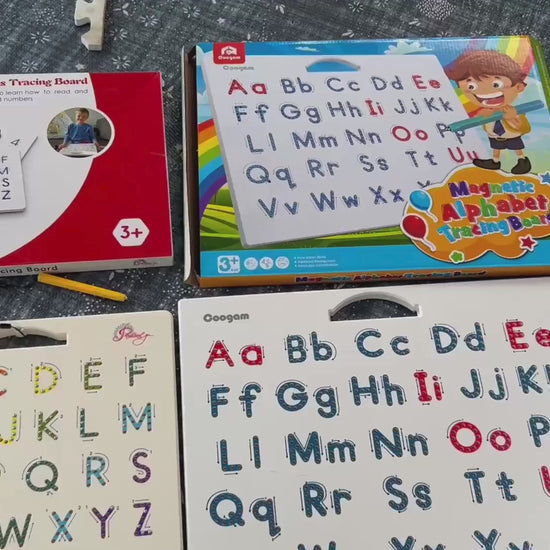 Magnetic Alphabet & Number Tracing Board