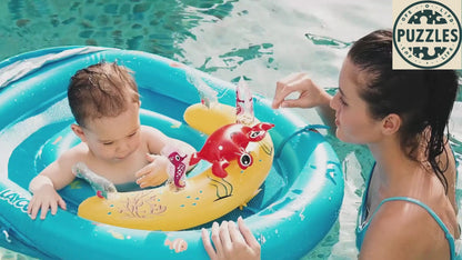 Yellow Sunshade Baby Seat Ring - Puzolife