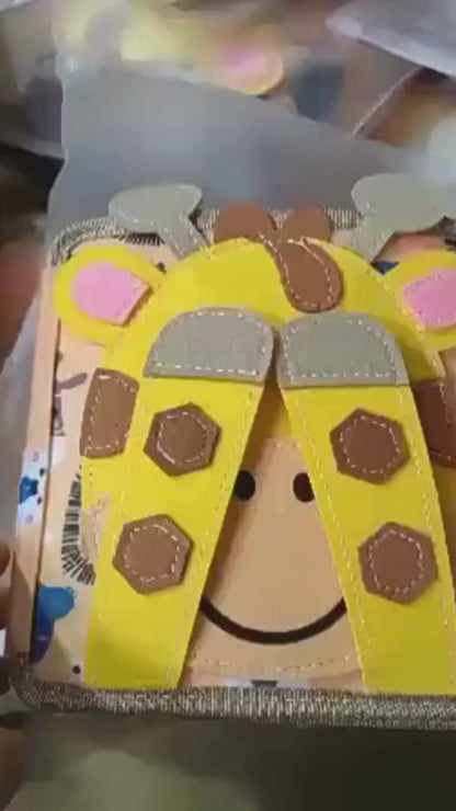 Giraffe Busy Book for Kids - Puzolife