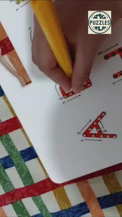 Magnetic Alphabet & Number Tracing – Puzolife