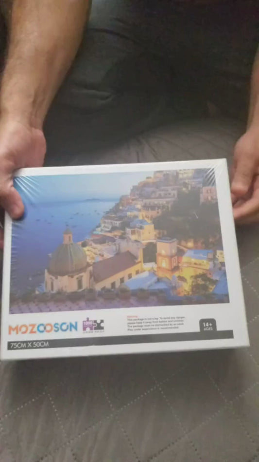 1000-Piece Jigsaw Puzzle – Amalfi Coast, Italy