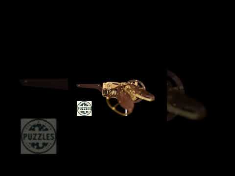 Rompecabezas mecánico de insectos Steampunk en 3D: abeja, araña, escorpión y hormiga